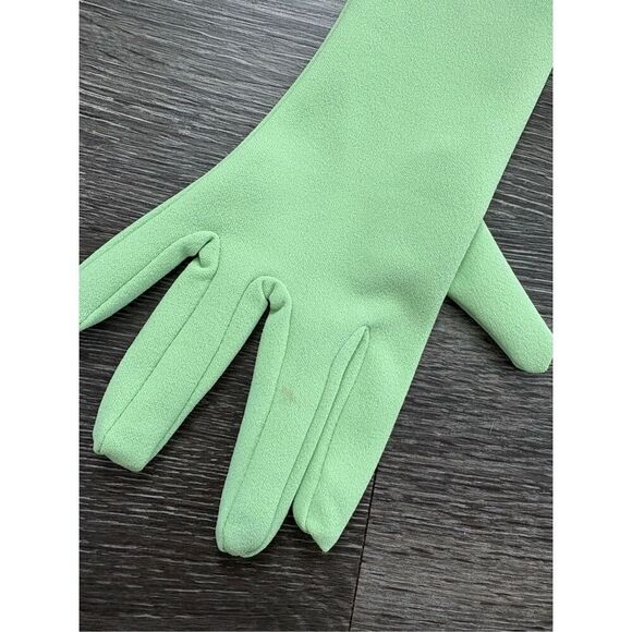 NWT Miscreants London Cupid Mini Dress With Gloves In Green UK 12 US 8 - Picture 7 of 10